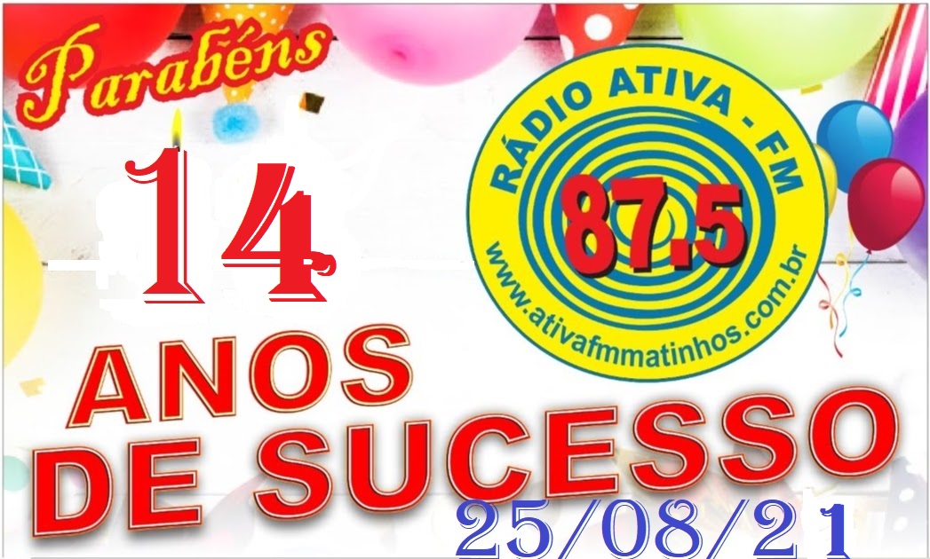 ATIVA FM 14 ANOS